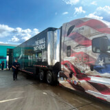 As a company, Sharp works to honor the nation’s military. The carrier is a proud supporter of the Vietnam Veteran Memorial Fund’s The Wall That Heals program. (Courtesy: Sharp Transportation) Wall That Heals 4