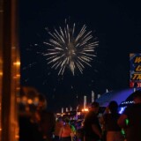 Following live concerts on Thursday and Friday nights, attendees were treated to stunning fireworks displays. (Courtesy: Iowa 80 Group)