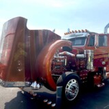 Marvin VanKampen took home first place in the Custom Graphics: Bobtail category with a 1986 Peterbilt 38. The truck also took third place in the Interior: OEM Conversion Sleeper category. (Linda Garner-Bunch/The Trucker)