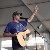 Performer Matt Stell takes the stage Thursday night during the Walcott Truckers Jamboree. (Courtesy: Iowa 80 Group)