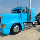 Raiko Graveran of Orlando, Florida, took home top bragging rights from this year’s Walcott Truckers Jamboree with the coveted Trucker’s Choice Award for his baby blue 1995 Freightliner FLD120 he calls “Little Blue.” The truck also took first in the Working Truck: 1999 & Older Bobtail Conventional category and third place in the Polish & Detail: Bobtail category. (Linda Garner-Bunch/The Trucker)