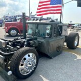 Tim Feidt won the in the Rat Rod and Lights at Night: Specialty categories with “Major Attitude,” a 1984 Mack RB. (Linda Garner-Bunch/The Trucker)