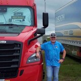 Clark Reed, a driver for Nussbaum Transportation, is one of TCA’s Drivers of the Year for 2024. During his 20 years on the road, he’s racked up about 2.5 million miles. (Courtesy: Clark Reed)