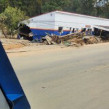 Truck driver Tristan Utter snapped these photo of the destruction following Hurricane Helene in Black Mountain, North Carolina. (Courtesy: Tristan Utter)