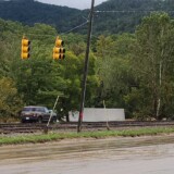 Truck driver Tristan Utter snapped these photo of the destruction following Hurricane Helene in Black Mountain, North Carolina. (Courtesy: Tristan Utter)