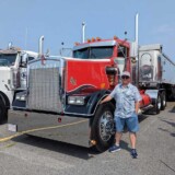 While Gaffin has become a well-known industry influencer because of his “Boston Trucker” persona, he says his primary income is still earned behind the wheel of a truck. (Courtesy: Mike Gaffin)