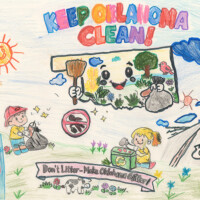 Kindergarten-2nd Grade
Second Place: Hallie H., 1st Grade, McClain County