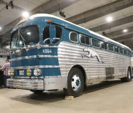 1947 GMC PD-3751 "Silversides" coach, Keystone Truck & Tractor Museum, Colonial Heights, Virginia